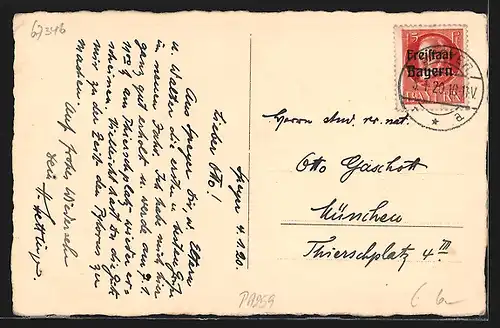 AK Speyer, Panorama im Mondschein, Dampfer auf dem Rhein