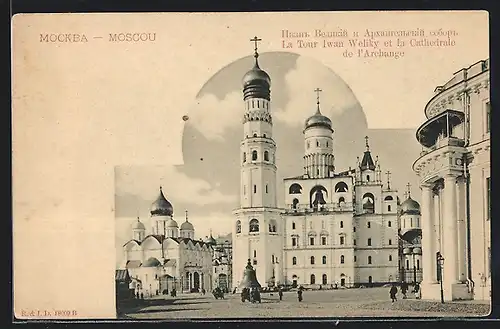 AK Moscou, La Tour Iwan Weliky et la Cathédrale de l`Archange