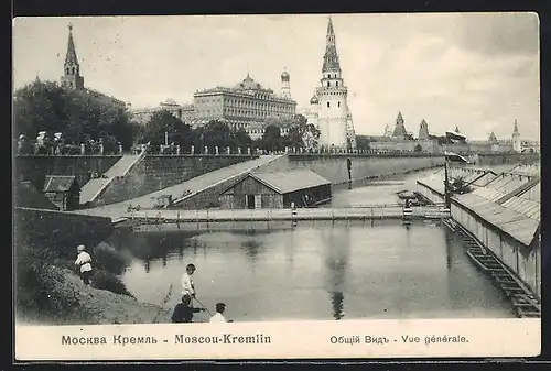 AK Moscou, Vue générale du Kremlin