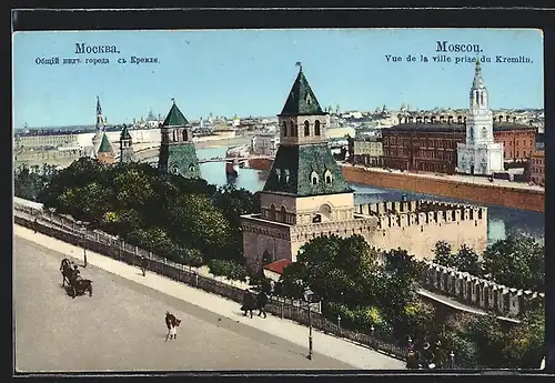 AK Moscou, Vue de la ville prise du Kremlin