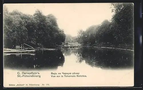 AK St. Pétersbourg, Vue sur la Tchornaia Retchka