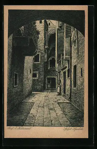 AK Split, Ulica Dosud u Dioklecianovoj palaci