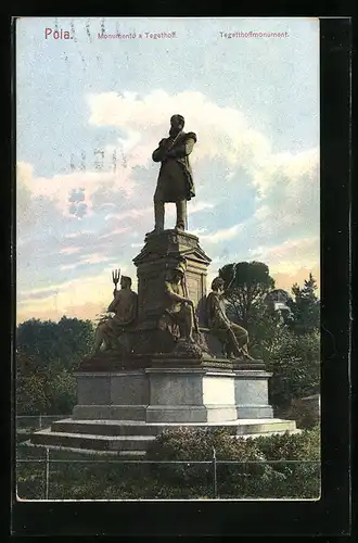 AK Pola, Tegetthoffmonument