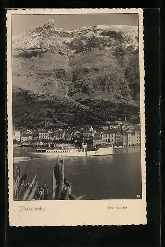 AK Makarska, Ortspartie im Gebirge