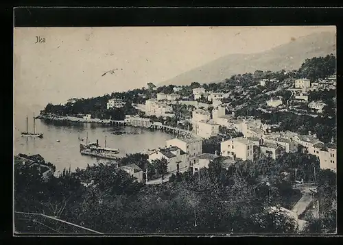 AK Ika, Ortsansicht aus der Vogelschau