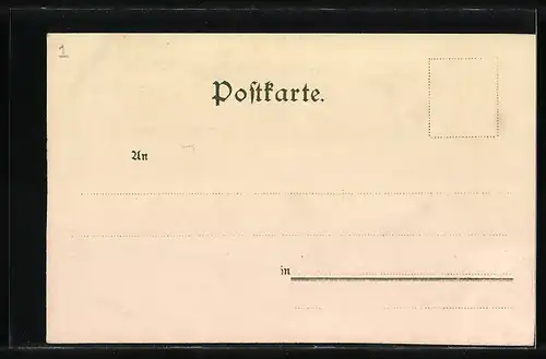 Lithographie Idstein i. Taunus, Panorama mit Bahnhof, Rathaus und Schlossturm