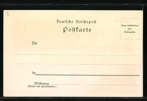 Lithographie Braunlage, Hotel & Pension Waldmühle von Otto Henjes