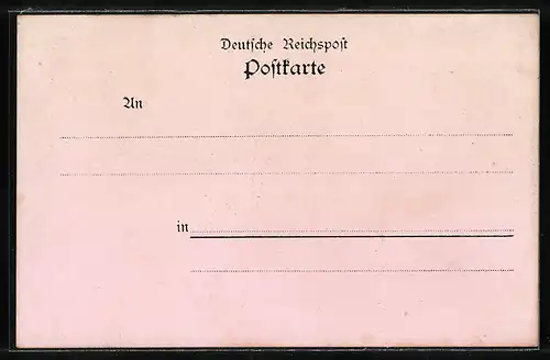 Lithographie Sellin, Villa Lentz, Dorfstrasse, Strandpartie