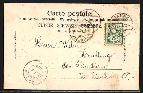 AK Bauma, Heilstätte Blumenau, Ortsansicht aus der Vogelschau