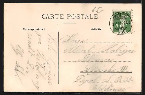 AK Birmensdorf, Gasthof z. Sonne, Ortsansicht aus der Vogelschau