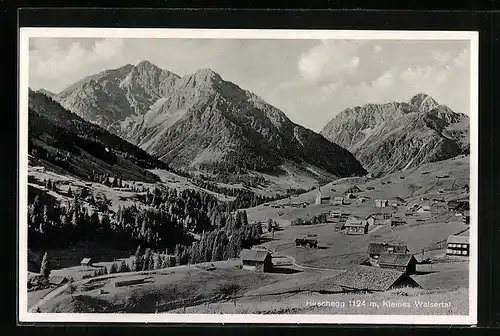 AK Hirschegg, Blick ins kleine Walsertal