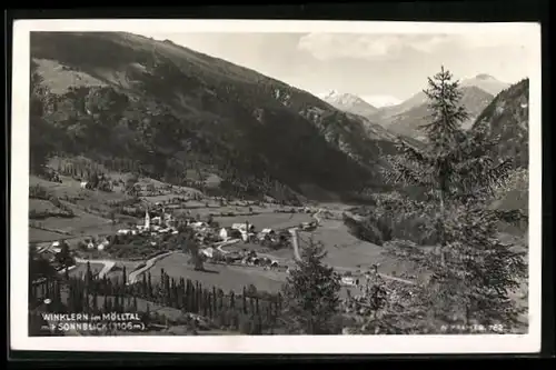 AK Winklern im Mölltal, Gesamtansicht mit Sonnblick