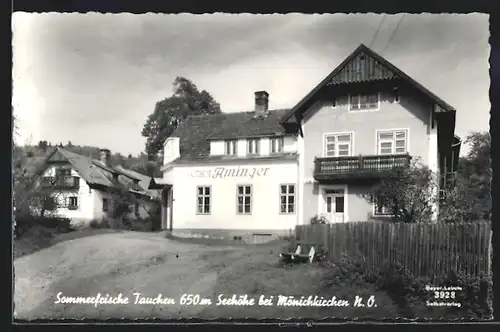 AK Tauchen bei Mönichkirchen, Gasthof Aminger