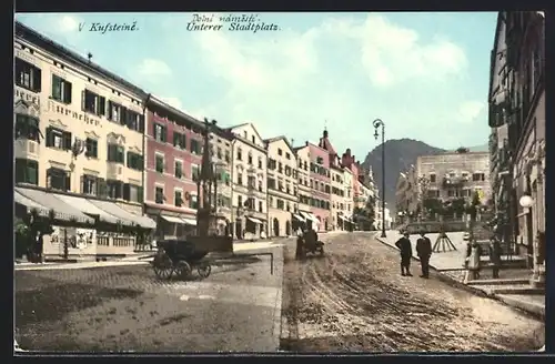 AK Kufstein, auf dem unteren Stadtplatz