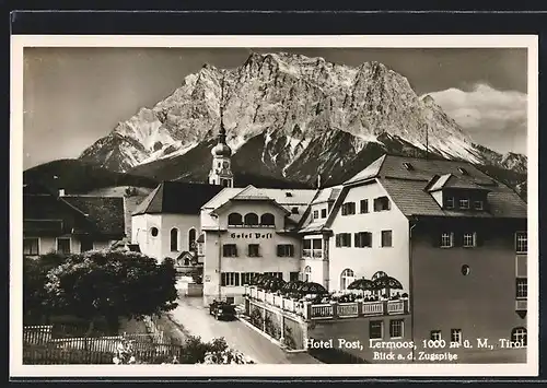 AK Lermoos, das Hotel Post