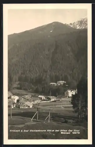 AK Arnbach, Blick auf Bad Weitlanbrunn bei Silian