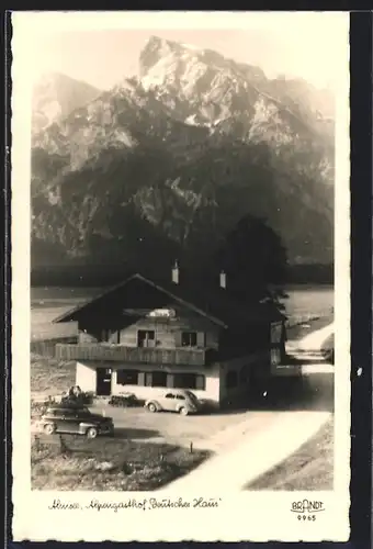 AK Almsee, Alpengasthof Deutsches Haus