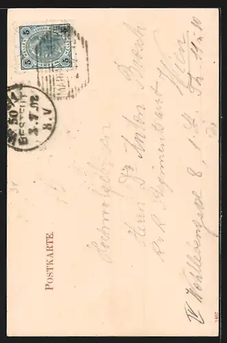 AK Maria Wörth, an der Kirche