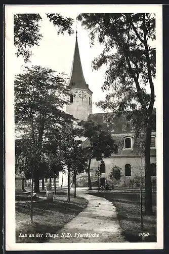 AK Laa an der Thaya, Weg zur Pfarrkirche
