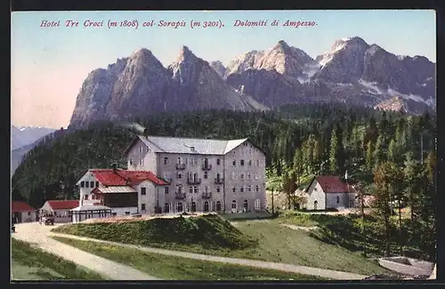 AK Cortina d'Ampezzo, Hotel Tri Crocicol Sorapis