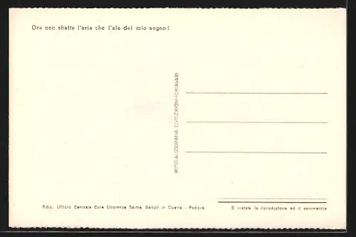 AK Redipuglia, Cimitero Militare, Tomba di un Aviatore