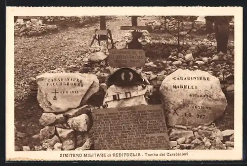 AK Redipuglia, Cimitero Militare, Tomba dei Carabinieri