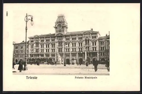 Präge-AK Trieste, Palazzo Municipale