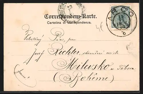 AK Arco, Curpromenade und Kirche