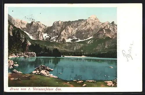 AK Tarvis, am Ufer des 2. Weissenfelser See