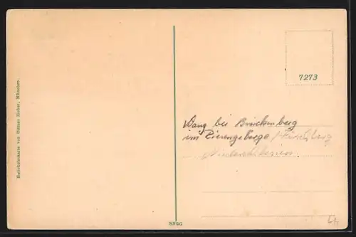 AK Brückenberg, Kirche Wang mit Springbrunnen