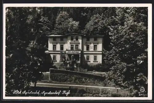 AK Agnetendorf im Riesengebirge, das Hotel Agnetenhof