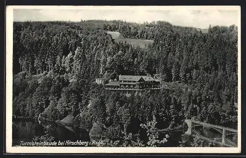 AK Hirschberg im Riesengebirge, Blick auf die Turmsteinbaude