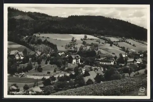 AK Agnetendorf im Riesengebirge, Ortsansicht im Tal