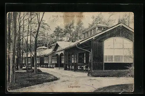 AK Beelitz /Mark, Liegehalle