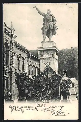 AK Miskolcz, Kossuth szobor