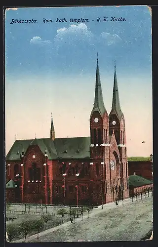 AK Békéscsaba, Rom. kath. Kirche