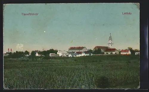 AK Tiszaföldvár, Látkép