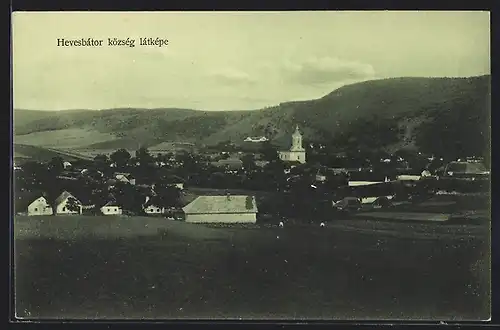 AK Bátor, Hevesbátor község látképe