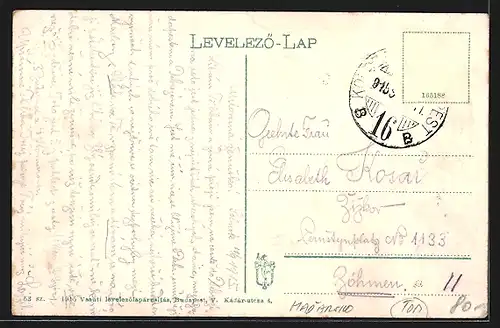 AK Szolnok, Piac tér, Hauptplatz am Markttag