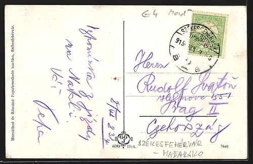 AK Székesfehérvár, Vörösmarty szobor