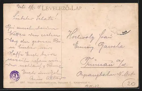 AK Debrecen / Debreczin, Ref. Egyhazbérpalotája