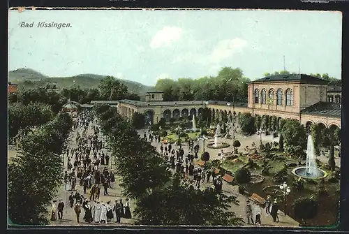 AK Bad Kissingen, Menschen im Stadtpark