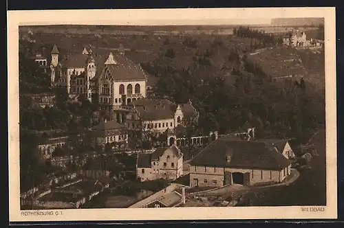 AK Rothenburg o. T., Blick auf Wildbad