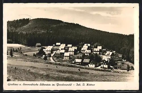 AK Silberstein im Frankenwald, Ortstotale, Gasthaus und Sommerfrische