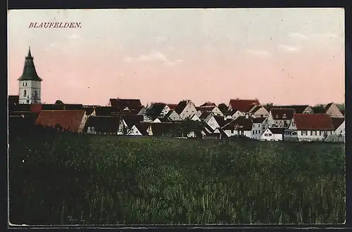 AK Blaufelden, Gesamtansicht mit der Kirche