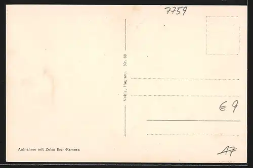 AK Hagnau, Ortspartie an der Kirche