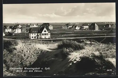 AK Wenningstedt a. Sylt, Blick aus den Dünen