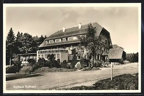 AK Rothaus /Schwarzwald, Hotel Kurhaus Rothaus