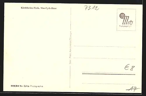 AK Kirchheim-Teck, Am Max-Eyth-Haus