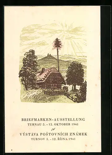 AK Turnau, Briefmarken-Ausstellung 1941
